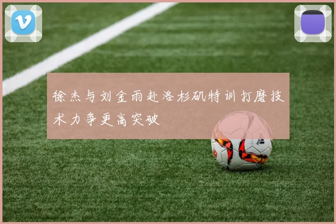 徐杰与刘金雨赴洛杉矶特训打磨技术力争更高突破